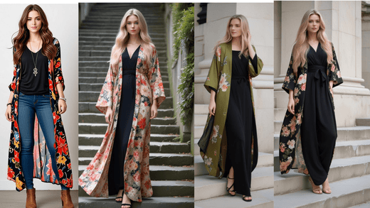 Discover the Timeless Elegance of the Kimono - Timeless Beauty:Modest style for women of all ages
