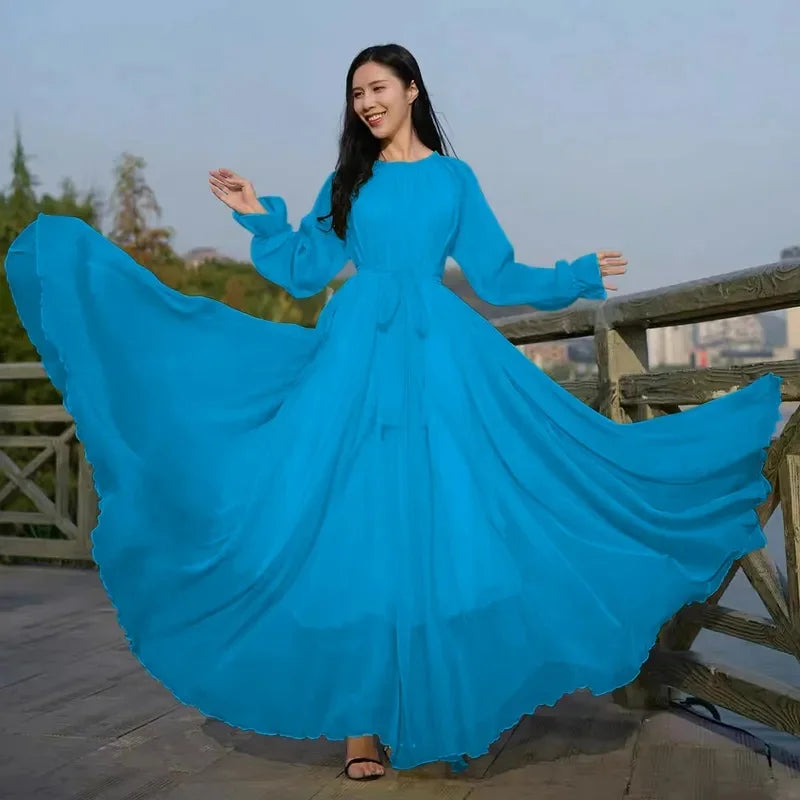 Elegant timeless maxi dress, classic Maxi Dress Women's
